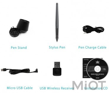 Графічний планшет Huion Inspiroy Q11K + рукавичка