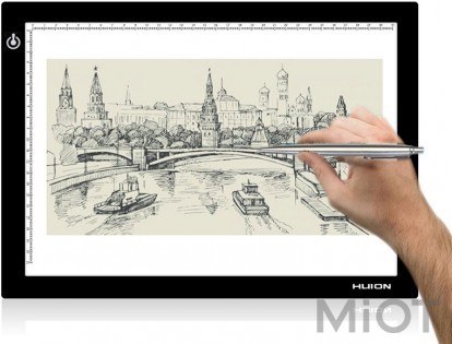 LED планшет (світлокопіювальний) Huion L4S + рукавичка
