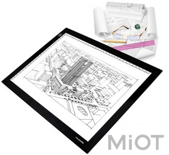 LED планшет (світлокопіювальний) Huion L4S + рукавичка