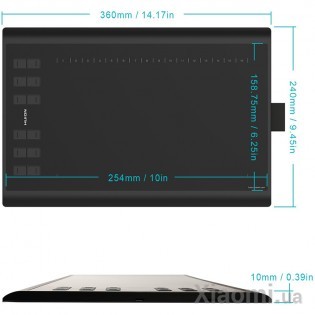 Графический планшет Huion New 1060Plus + перчатка