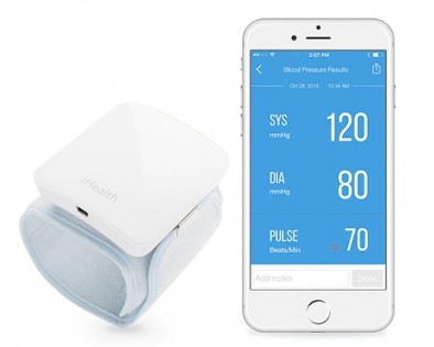 Тонометр на запястье Xiaomi iHealth Sense Wireless Wrist Blood Pressure Monitor BP7 (iPhone/iPad)