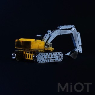Экскаватор конструктор Tireless Digger Metal-Time MT043