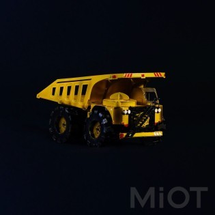 Кар'єрний самоскид механічний конструктор Quarry Transporter Metal-Time MT014