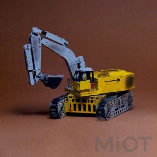 Экскаватор конструктор Tireless Digger Metal-Time MT043