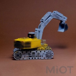 Экскаватор конструктор Tireless Digger Metal-Time MT043