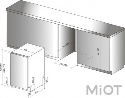 Посудомийна машина Indesit DSIE2B10