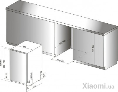 Посудомоечная машина Indesit DSIE2B10