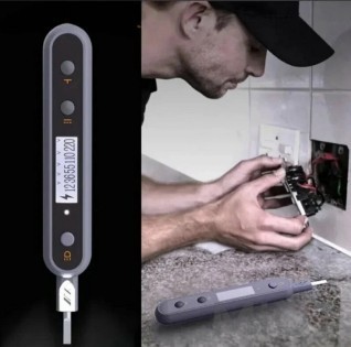 Індикатор-тестер напруги Xiaomi JIMIHOME Digital Display Electric Test Pen Light Gray JM-G27004