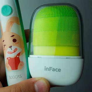 Масажер для обличчя inFace Electronic Sonic Beauty Facial (MS2000) Green