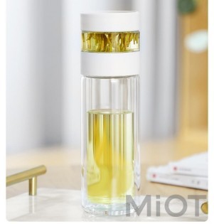 Заварочный термос с дисплеем Xiaomi QUANGE Intelligent Tea Separator Cup White (SJ020501)
