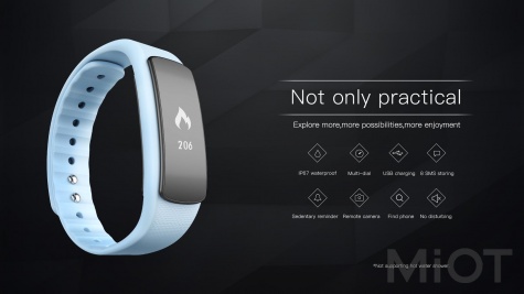 Фітнес браслет Xiaomi iWoWn I6HR Blue