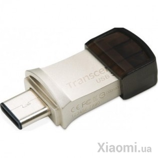 USB флеш накопитель Xiaomi Transcend JetFlash 890 64GB, Type-C, USB 3.1/3.0 Silver (TS64GJF890S)