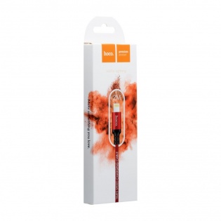 Кабель синхронiзацiї HOCO X14 USB - Lightning (Red)