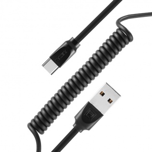 Кабель синхронiзацiї Remax Radiance-PRO RC-117a USB - Type-C 1 м. (чорний)