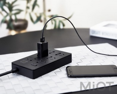 Подовжувач Xiaomi KingMi AIGO Power Strip (6 розеток; без USB) Black 1.8m TC0601