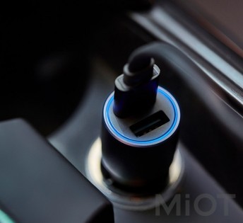 Автомобільний зарядний пристрій Xiaomi Kingmi Car Charger Black QU0020