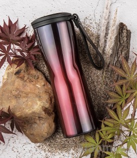 Термокружка Xiaomi KissKissFish MOKA Smart Coffee Tumbler Gradient Red (430ml) (S-U45W)