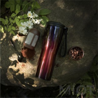 Термокружка Xiaomi KissKissFish MOKA Smart Coffee Tumbler Gradient Red (430ml) (S-U45W)