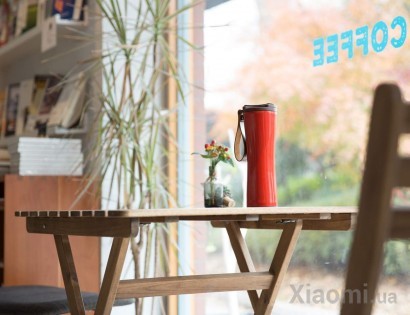 Термокружка Xiaomi KissKissFish MOKA Smart Coffee Tumbler Red 430 мл