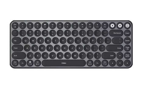Клавіатура бездротова Xiaomi MiiiW AIR85 Bluetooth Dual Mode (MWXKT01) MAC/iPad/PC (UA) Black