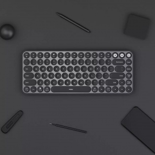 Клавіатура бездротова Xiaomi MiiiW AIR85 Bluetooth Dual Mode (MWXKT01) MAC/iPad/PC (UA) Black