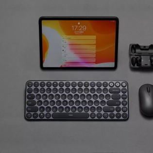 Клавіатура бездротова Xiaomi MiiiW AIR85 Bluetooth Dual Mode (MWXKT01) MAC/iPad/PC (UA) Black