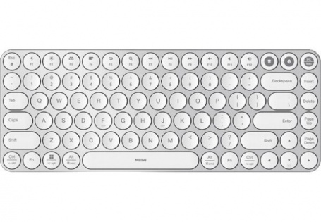 Клавіатура бездротова Xiaomi MiiiW AIR85 Bluetooth Dual Mode (MWXKT01) MAC/iPad/PC (UA) White