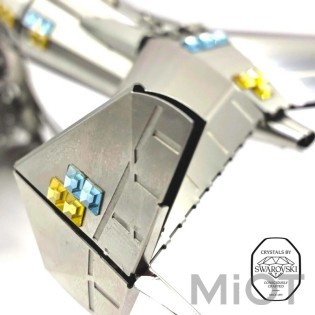 Коллекционная модель АН-225 «Мрия» CRYSTAL EDITION с кристаллами SWAROVSKI® (Конструктор) MT001SWRSK/READY