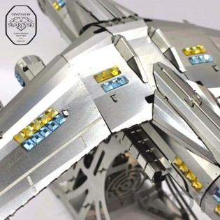 Коллекционная модель АН-225 «Мрия» CRYSTAL EDITION с кристаллами SWAROVSKI® (Конструктор) MT001SWRSK/READY