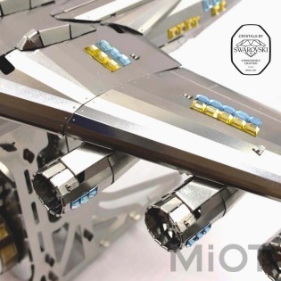 Коллекционная модель АН-225 «Мрия» CRYSTAL EDITION с кристаллами SWAROVSKI® (Конструктор) MT001SWRSK/READY