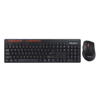 Комплект Meetion MT-4100 бездротова клавiатура та миша 2.4Gz (Чорний)