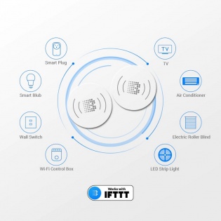 Комплект NFC міток Broadlink NFC Tag SRN1, 10 штук (Білий)
