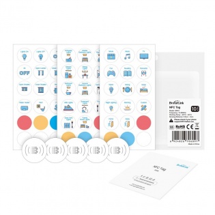 Комплект NFC міток Broadlink NFC Tag SRN1, 10 штук (Білий)