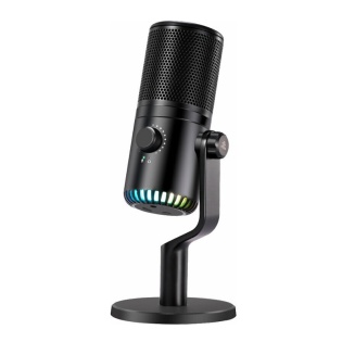 Конденсаторний мiкрофон Maono DM30 з RGB-пiдсвiчуванням (Чорний)