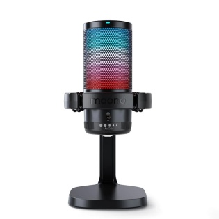 Конденсаторный игровой микрофон Maono DM20 с RGB-подсветкой (Черный)