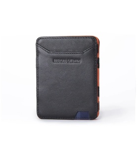 Кошелек кожаный Bison Denim W9725-2B-1 (Черный)