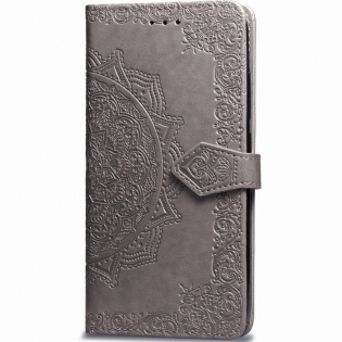 Кожаный чехол (книжка) Art Case с визитницей для Xiaomi Mi CC9 / Mi 9 Lite Серый (108095)