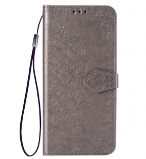 Кожаный чехол (книжка) Art Case с визитницей для Xiaomi Mi Max 2 Серый (100111)