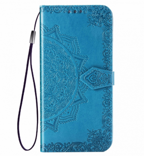 Кожаный чехол (книжка) Art Case с визитницей для Xiaomi Mi Max 2 Синий (100112)