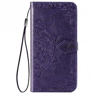 Кожаный чехол (книжка) Art Case с визитницей для Xiaomi Poco M3 Фиолетовый (166041)
