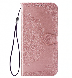 Кожаный чехол (книжка) Art Case с визитницей для Xiaomi Redmi Go Розовый (100124)