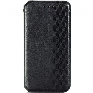 Кожаный чехол книжка GETMAN Cubic (PU) для Xiaomi Redmi K40 / K40 Pro / K40 Pro+ / Poco F3 Черный (167243)