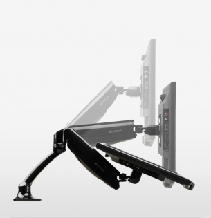 Кронштейн для двох моніторів Xiaomi Loctek Pneumatic Double 10-27&amp;`34; (DLB502-D)