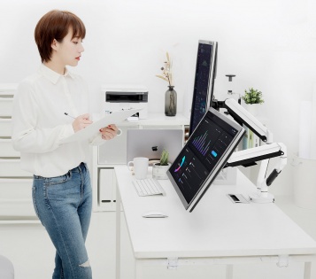 Кронштейн для монитора Xiaomi Loctek Display Bracket Pneumatic Double