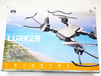Квадрокоптер Lurker GD885HW з WiFi камерою, 15 хвилин польоту (Бiло-чорний)