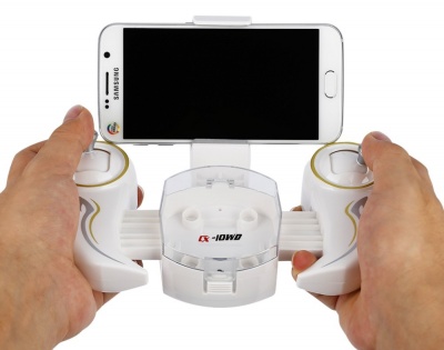 Квадрокоптер нано р/у Cheerson CX-10WD-TX с камерой Wi-Fi (розовый)