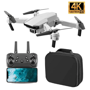 Квадрокоптер RC Drone S62 iз подвiйною 4К HD камерою до 15 хвилин польоту (Бiлий)