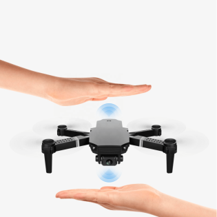 Квадрокоптер RC Drone S70 iз подвiйною камерою HD FPV до 10 хвилин польоту (Чорний)