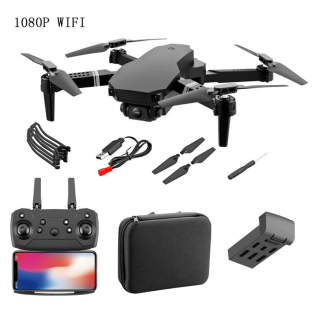 Квадрокоптер RC Drone S70 iз подвiйною камерою HD FPV до 10 хвилин польоту (Чорний)