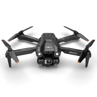 Квадрокоптер складной KFPLAN KF610 с Wifi FPV 2.4G камерой и подсветкой (Черный)